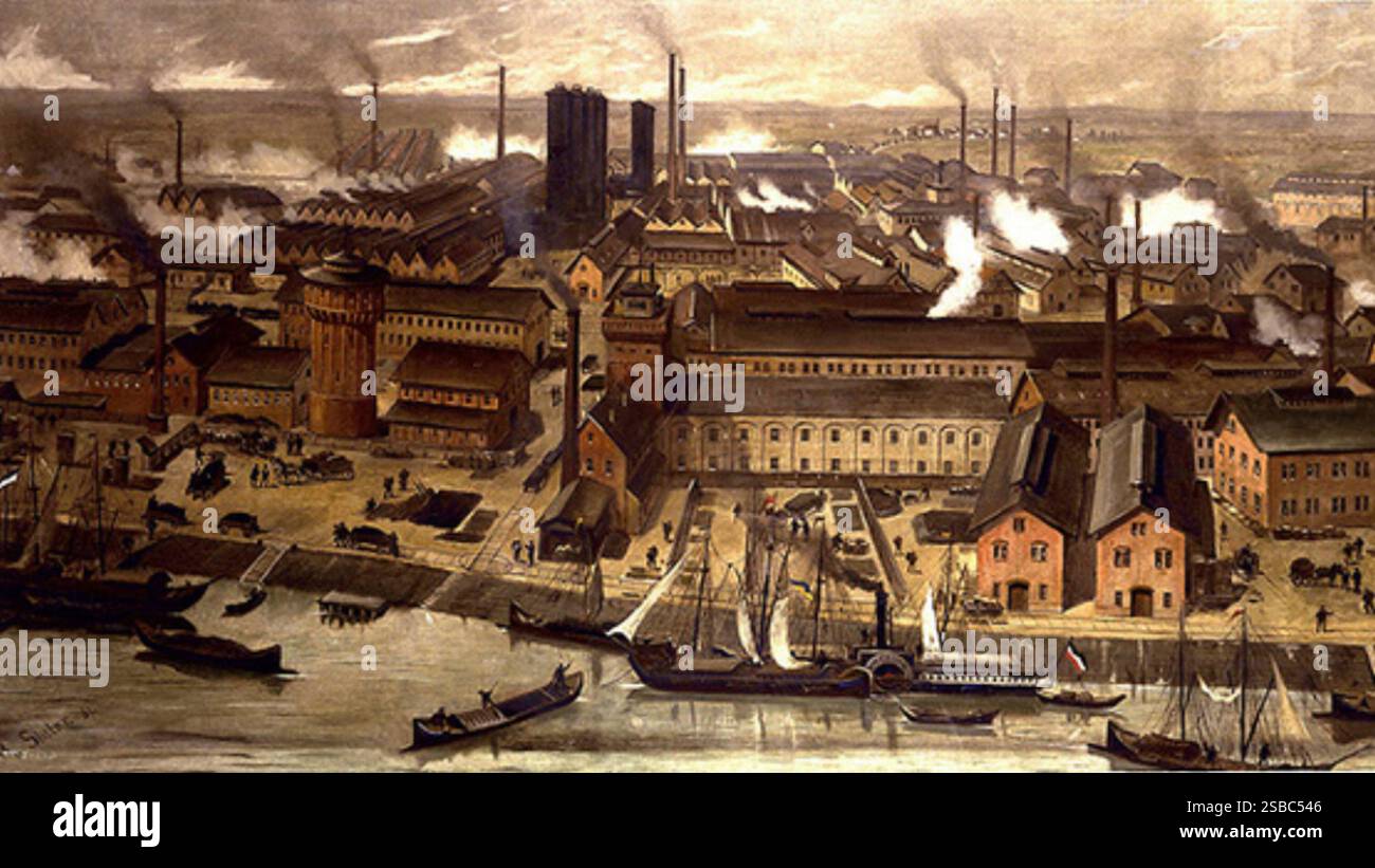 seconda-rivoluzione-industriale-immagini-e-fotografie-stock-ad-alta