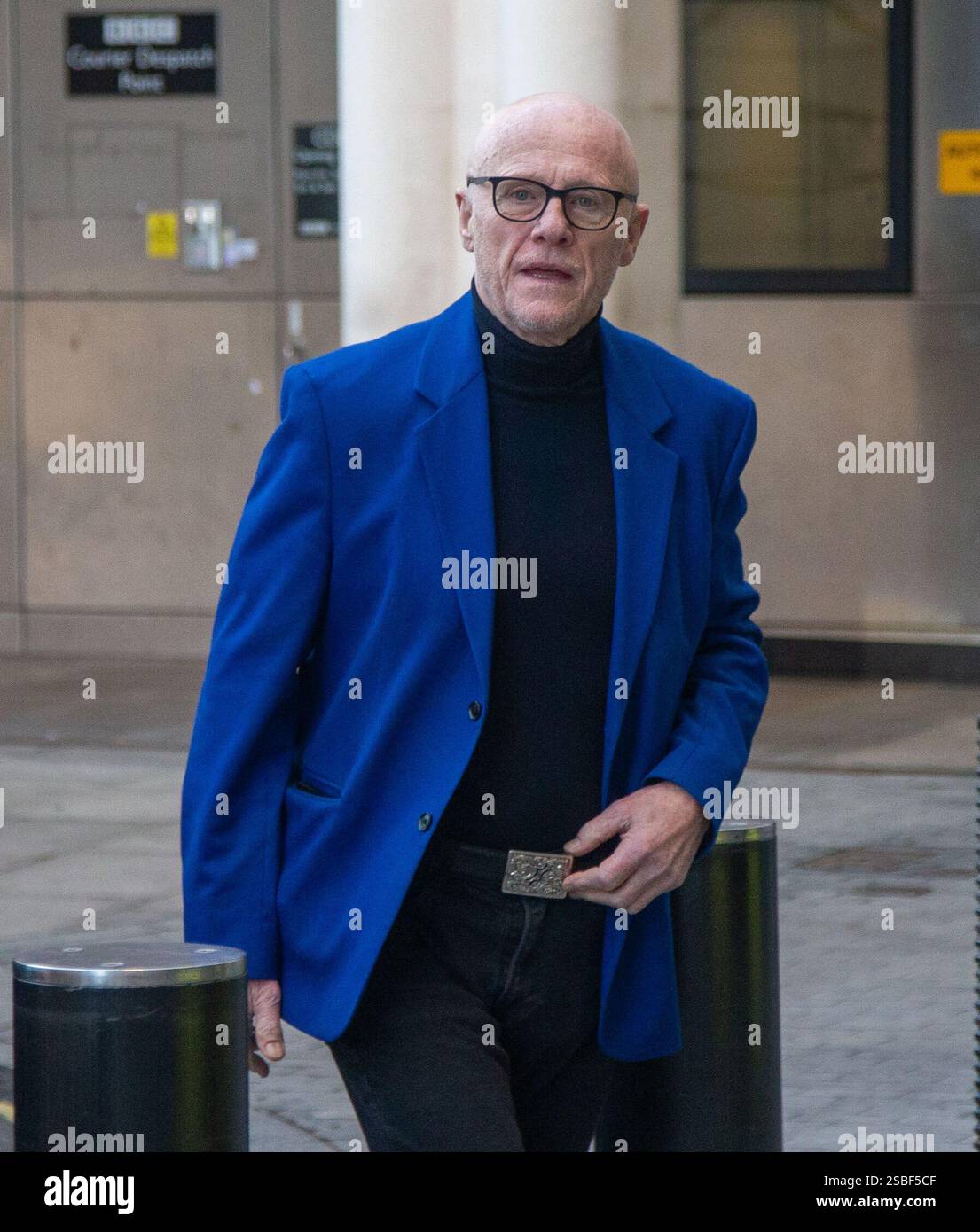 Londra, Inghilterra, Regno Unito. 2 febbraio 2025. JOHN CAUDWELL arriva alla BBC prima di apparire domenica con Laura Kuenssberg. (Credit Image: © Tayfun Salci/ZUMA Press Wire) SOLO PER USO EDITORIALE! Non per USO commerciale! Foto Stock