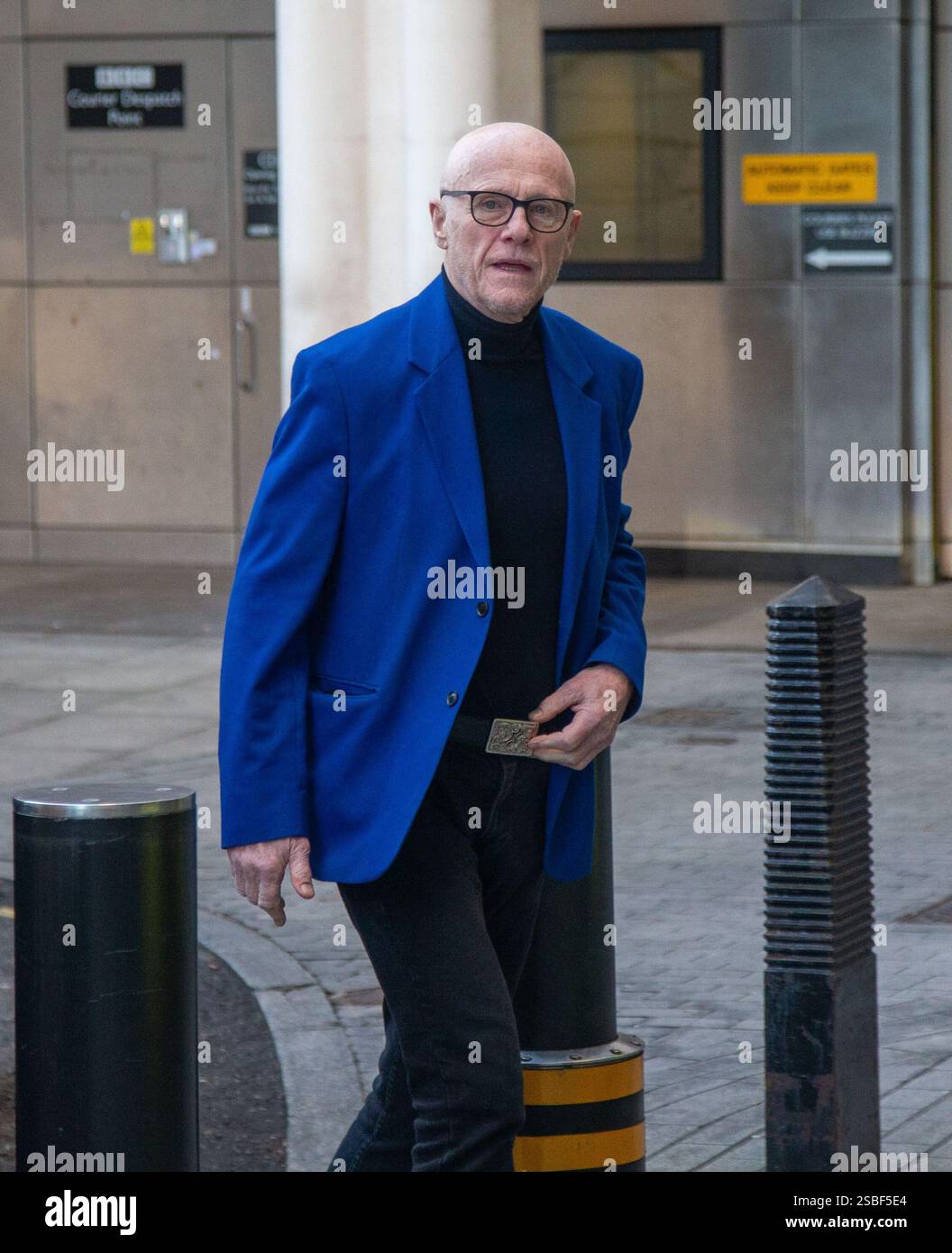 Londra, Inghilterra, Regno Unito. 2 febbraio 2025. JOHN CAUDWELL arriva alla BBC prima di apparire domenica con Laura Kuenssberg. (Credit Image: © Tayfun Salci/ZUMA Press Wire) SOLO PER USO EDITORIALE! Non per USO commerciale! Foto Stock