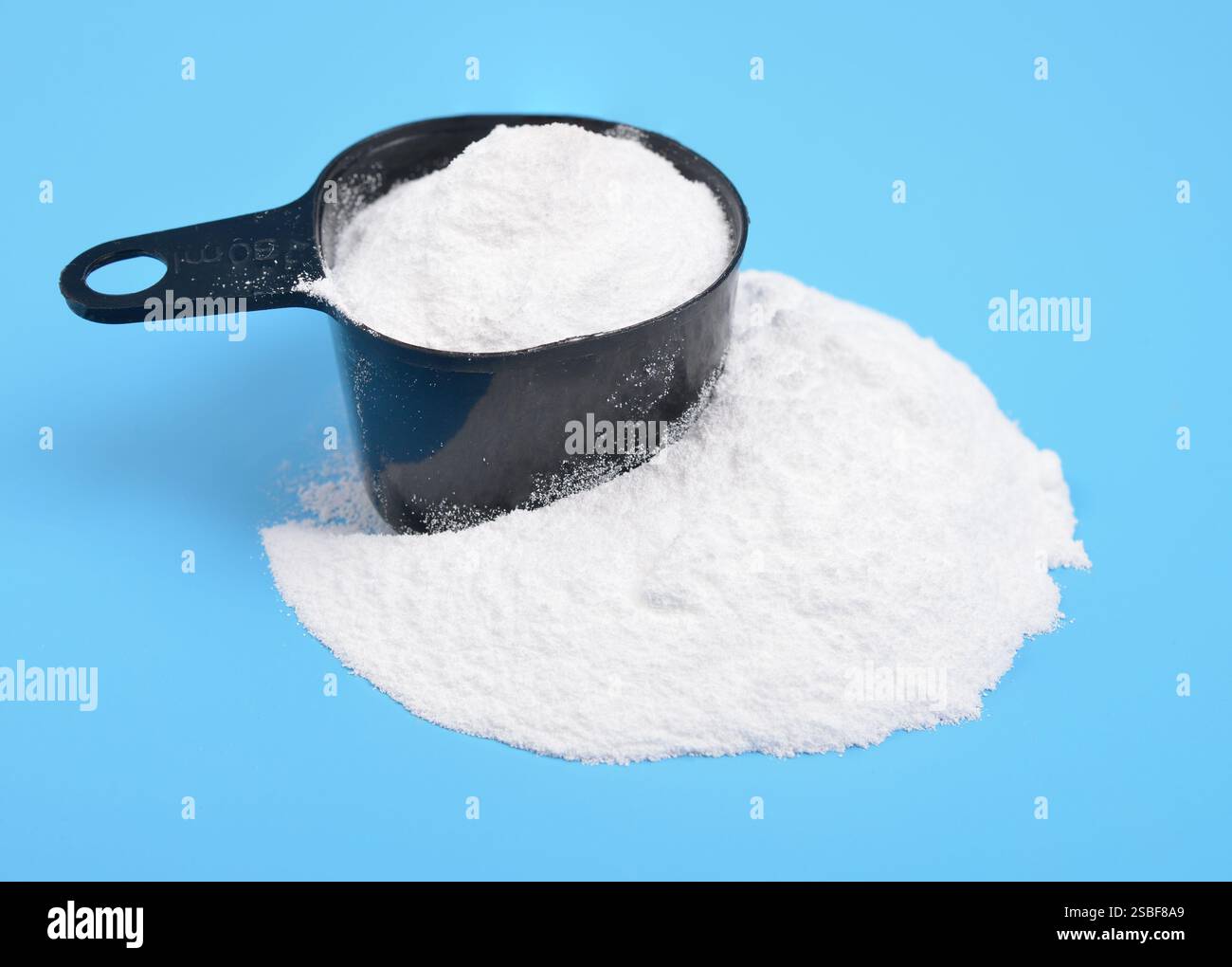 Carbonato di sodio noto anche come lavaggio di soda, ceneri di sodio e cristalli di soda Foto Stock