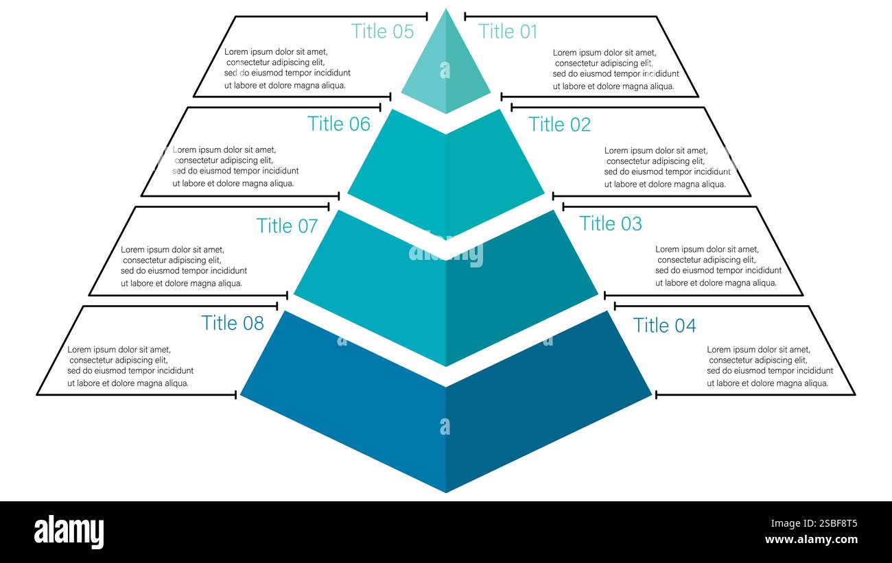 Si tratta di una rappresentazione visiva che illustra concetti gerarchici nella gestione di supporti professionali Illustrazione Vettoriale