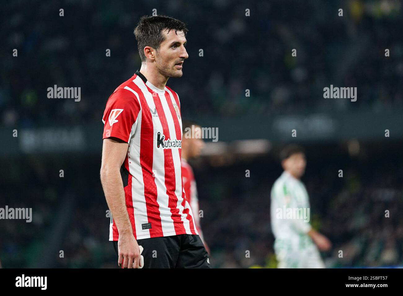 Dani Vivian (Athletic Club) durante la partita di LaLiga tra Real Betis e Athletic Club, a Benito Villamarin il 2 febbraio 2025 a Siviglia, Spagna Foto Stock