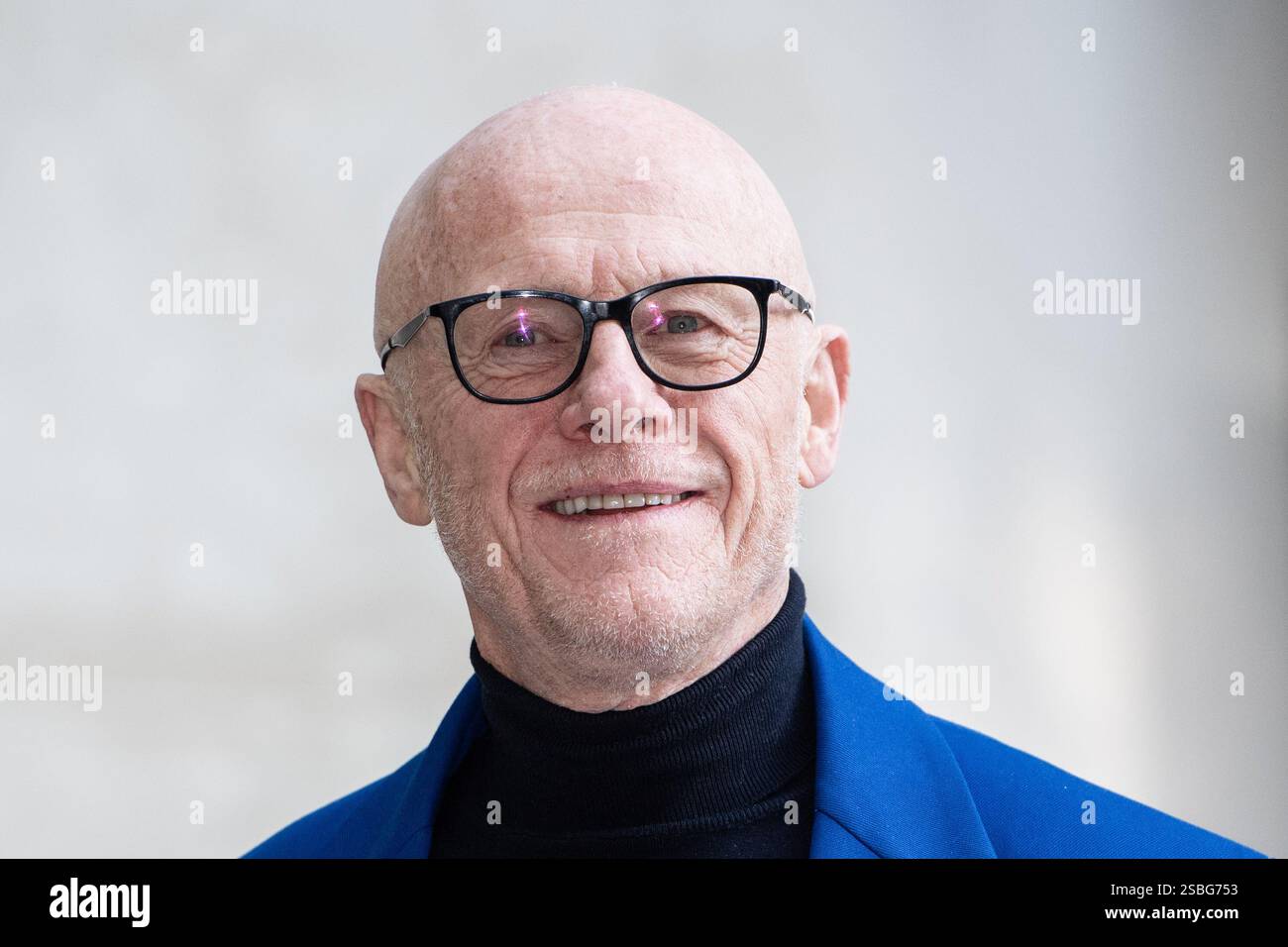 Londra, Regno Unito. 2 febbraio 2025. L'imprenditore e filantropo britannico John Caudwell viene visto fuori dagli studi della BBC prima dello show televisivo "Sunday with Laura Kuenssberg". Foto Stock