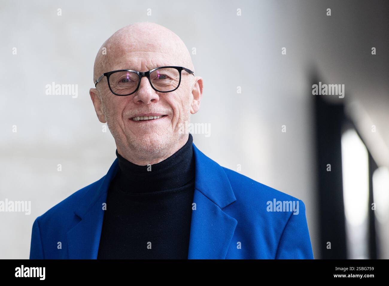 Londra, Regno Unito. 2 febbraio 2025. L'imprenditore e filantropo britannico John Caudwell viene visto fuori dagli studi della BBC prima dello show televisivo "Sunday with Laura Kuenssberg". Foto Stock