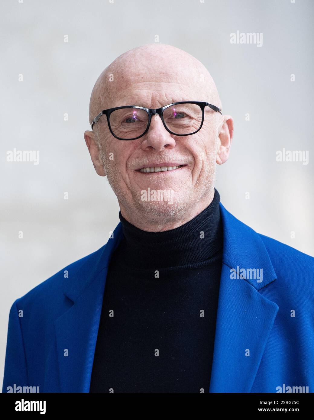 Londra, Regno Unito. 2 febbraio 2025. L'imprenditore e filantropo britannico John Caudwell viene visto fuori dagli studi della BBC prima dello show televisivo "Sunday with Laura Kuenssberg". Foto Stock