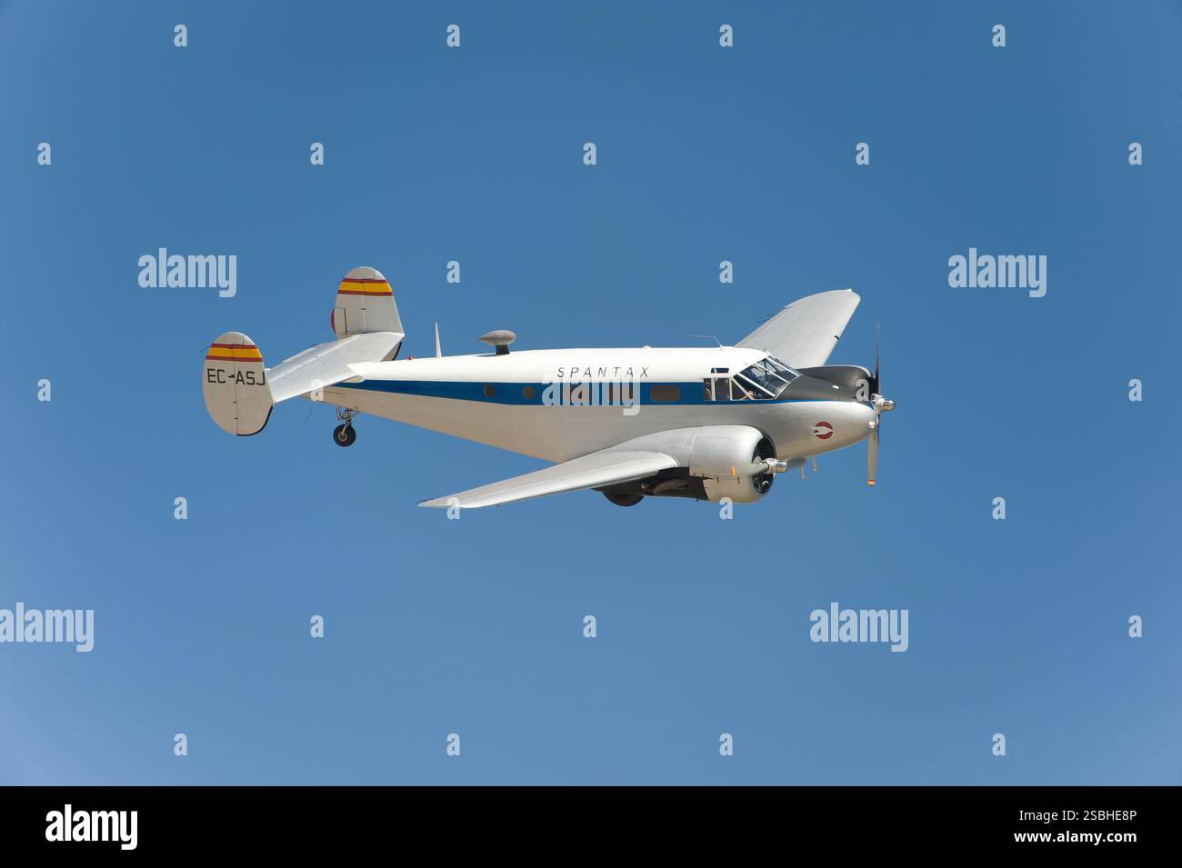 Beechcraft C-45 Twin Beech, Fundación Infante de Orleans Foto Stock