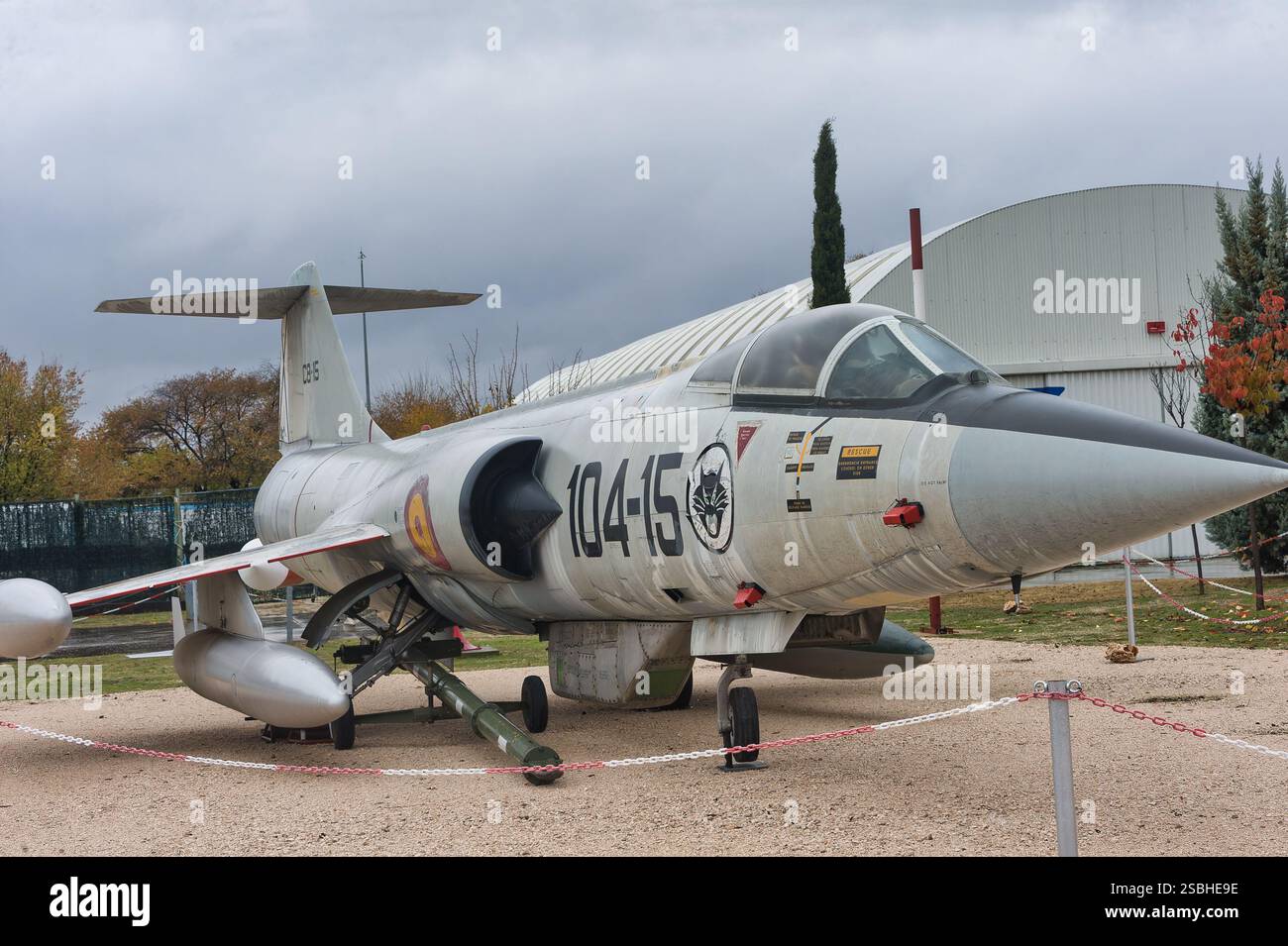 Lockheed F-104 Starfighter, Museo del Aire Madrid Foto Stock