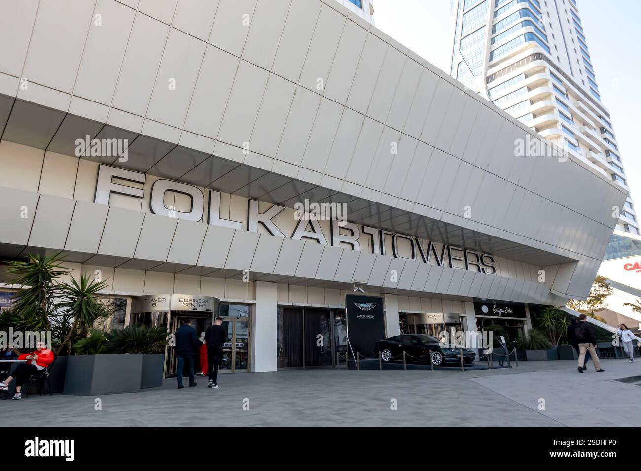 Complesso commerciale Folkart Towers Bayraklı/İzmir, Türkiye, Turchia Foto Stock