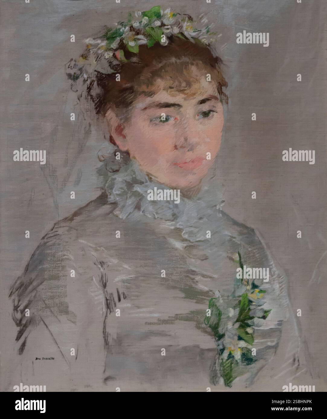 La sposa, Eva Gonzales, 1879 anni, Foto Stock