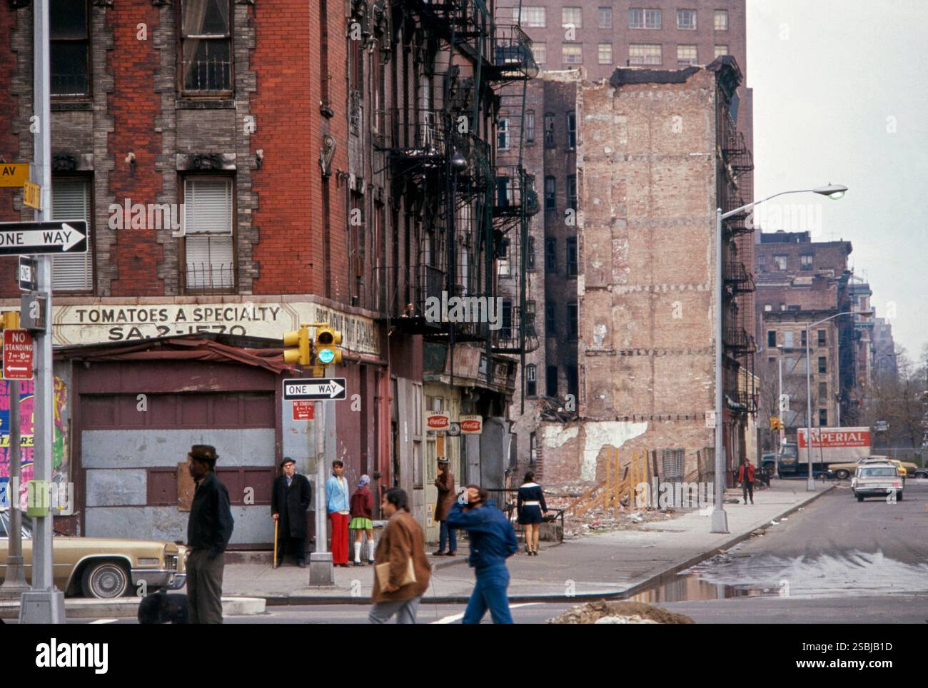 Spanish Harlem, New York, anni '1970 Fotografia di Bernard Gotfryd. Foto Stock