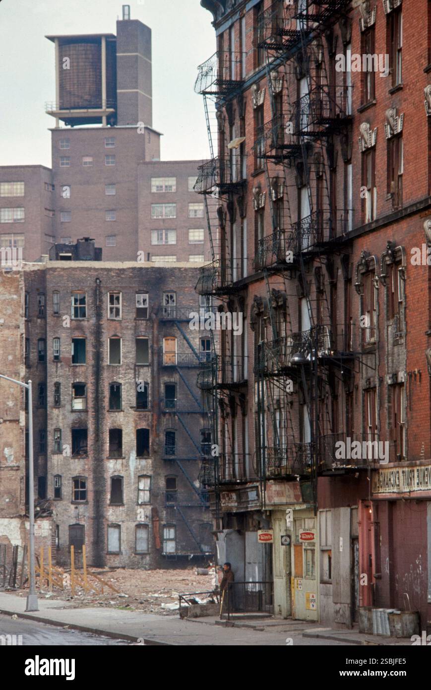 Spanish Harlem, New York, anni '1970 Fotografia di Bernard Gotfryd. Foto Stock