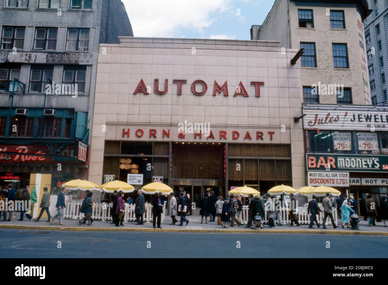 Automat, New York, circa 1970 anni Fotografia di Bernard Gotfryd. Foto Stock