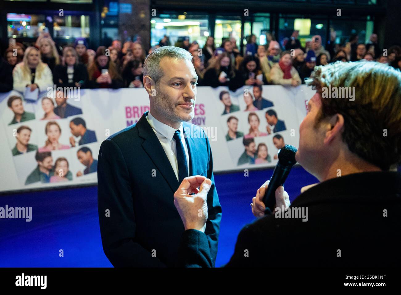 Amsterdam, Paesi Bassi. 3 febbraio 2025. AMSTERDAM - il regista Michael Morris presenta in anteprima la commedia romantica Bridget Jones: MAD About the Boy al Royal Theatre di Tuschinski. ANP LEVIN DEN BOER netherlands Out - belgio Out crediti: ANP/Alamy Live News Foto Stock