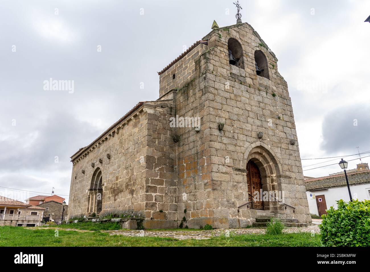 Chiesa romanica di Santa Elena a Ledesma, Salamanca, Spagna. Foto Stock