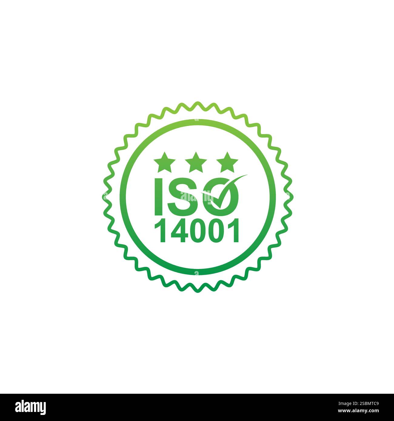 Certificato aziendale certificato ISO 14001 vettoriale, certificato di qualità. Certificazione ISO . logo iso 14001 . Certificazione iso 14001 Premium Vector. Illustrazione Vettoriale