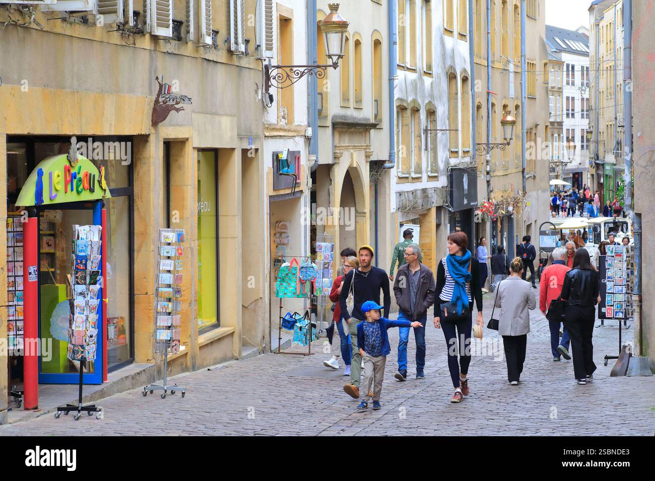 Francia, Mosella, Metz, distretto Metz-Centre, rue Taison, zona pedonale Foto Stock