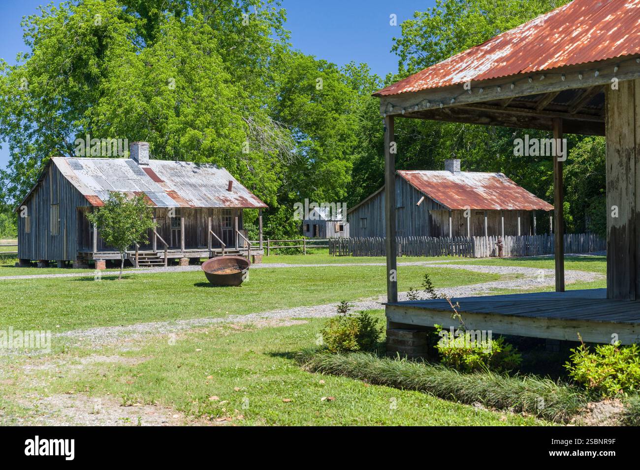 Stati Uniti, Louisiana, Thibodaux, Laurel Valley Plantation, ex piantagione di zucchero del XIX secolo Foto Stock