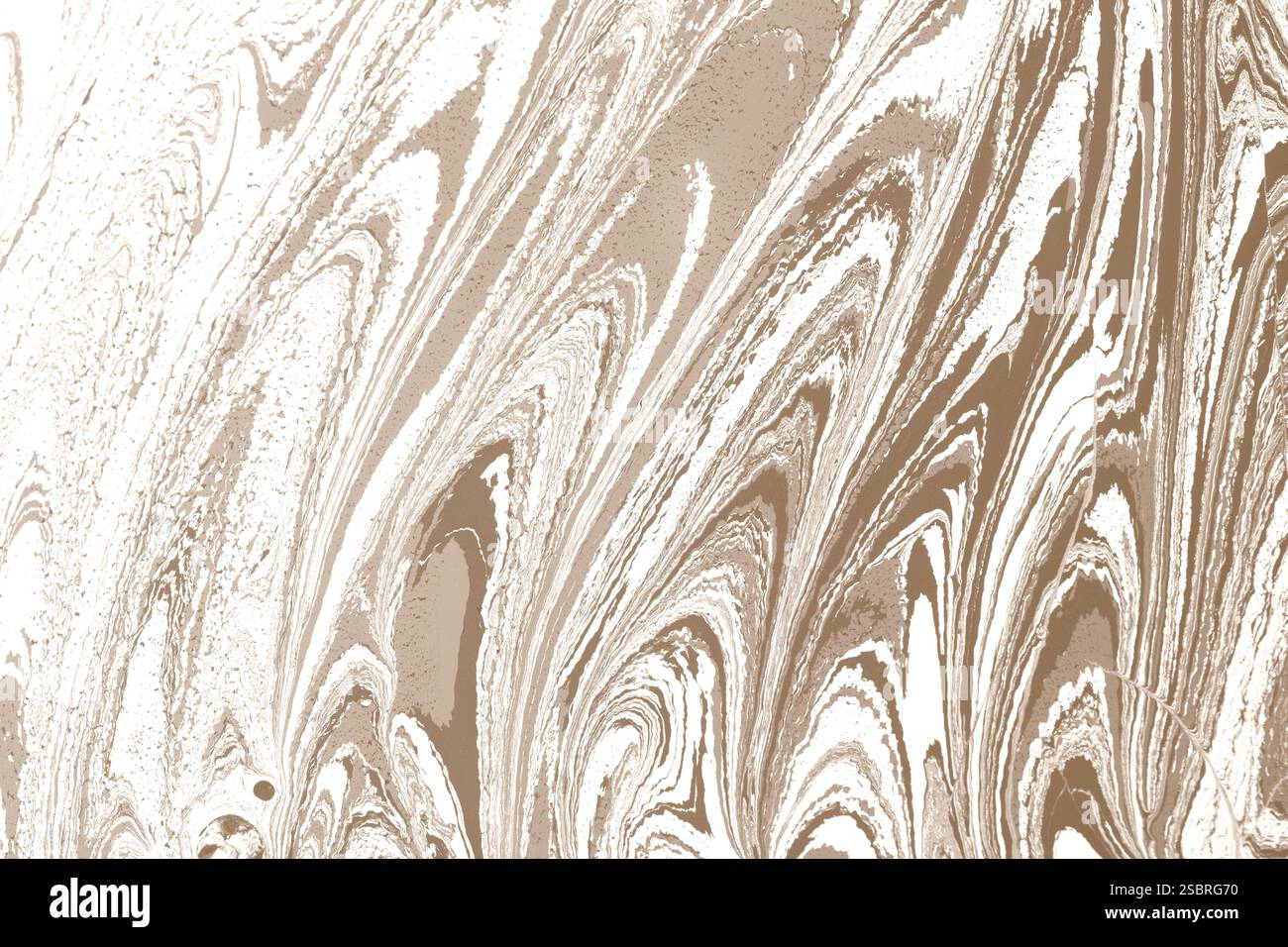 Bella arte astratta di tecniche di pittura di marbling Ebru sull'acqua con vernici acriliche Foto Stock