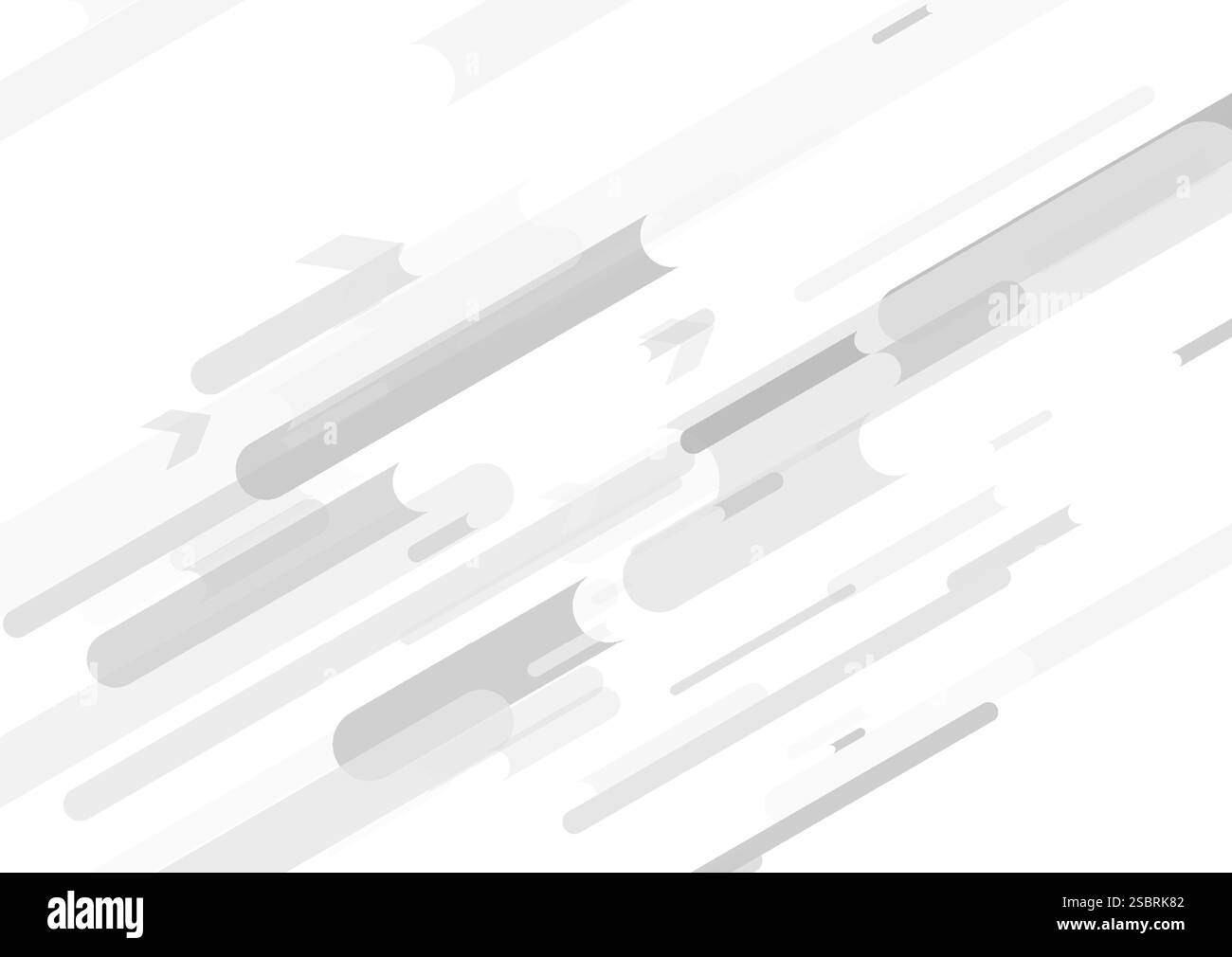 Sfondo tecnico geometrico minimale in grigio chiaro astratto. Progettazione grafica vettoriale Illustrazione Vettoriale