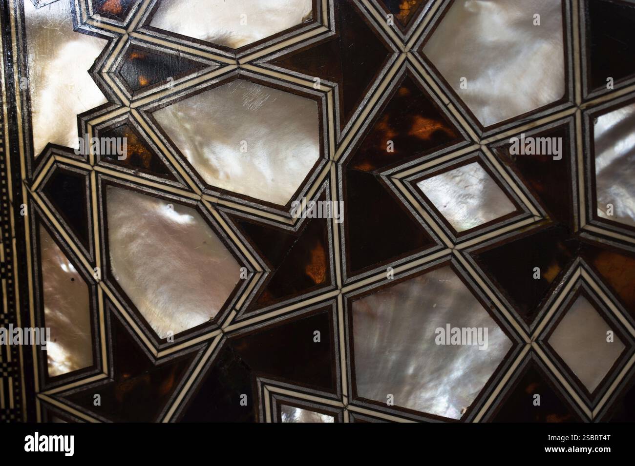 Arte ottomana esempio di Madre di intarsi in madreperla Foto Stock