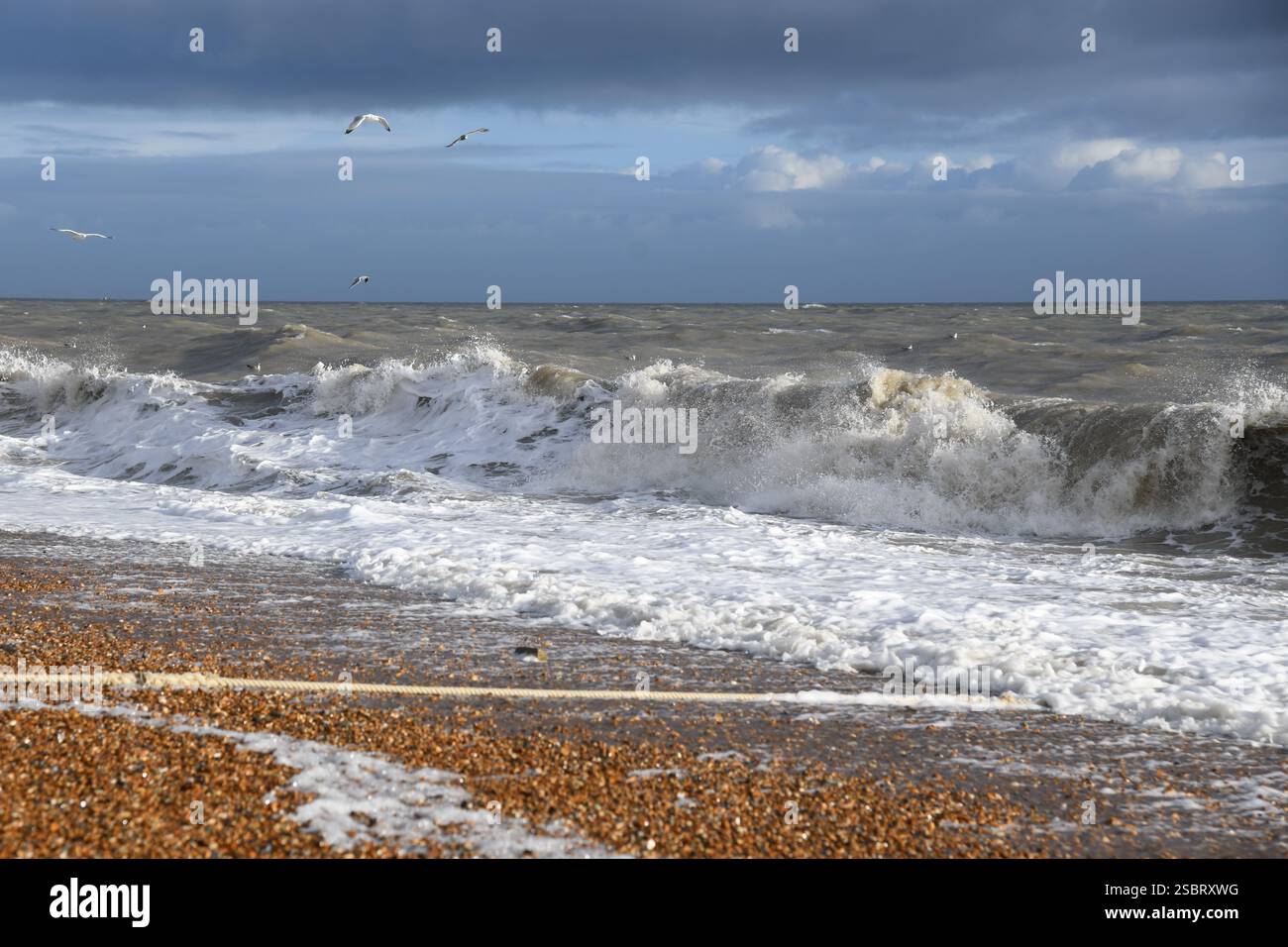 Mare tempestoso Foto Stock