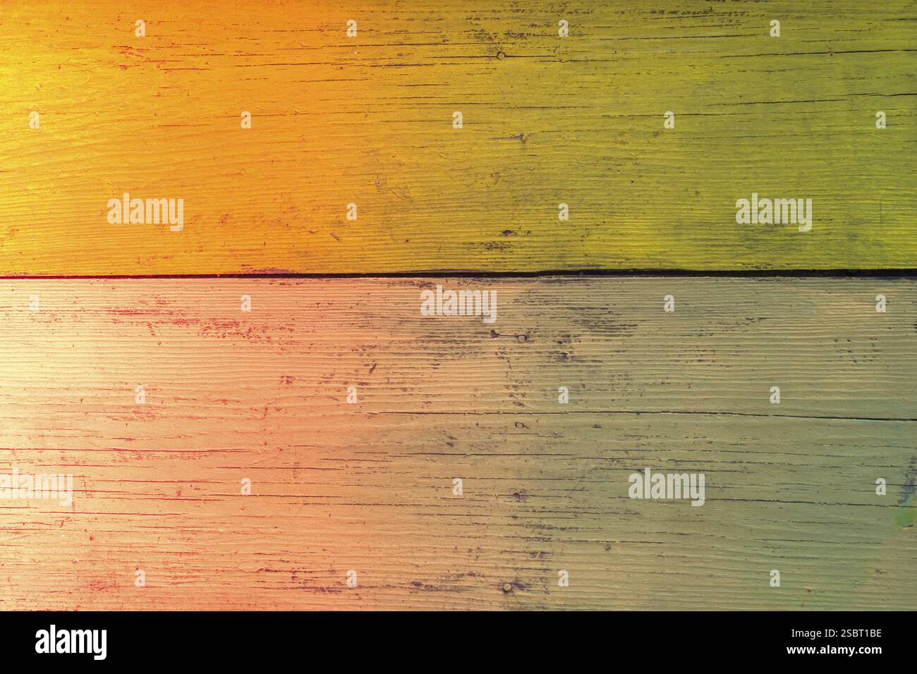 Colorato modello vintage background sul parquet in legno tavole Foto Stock