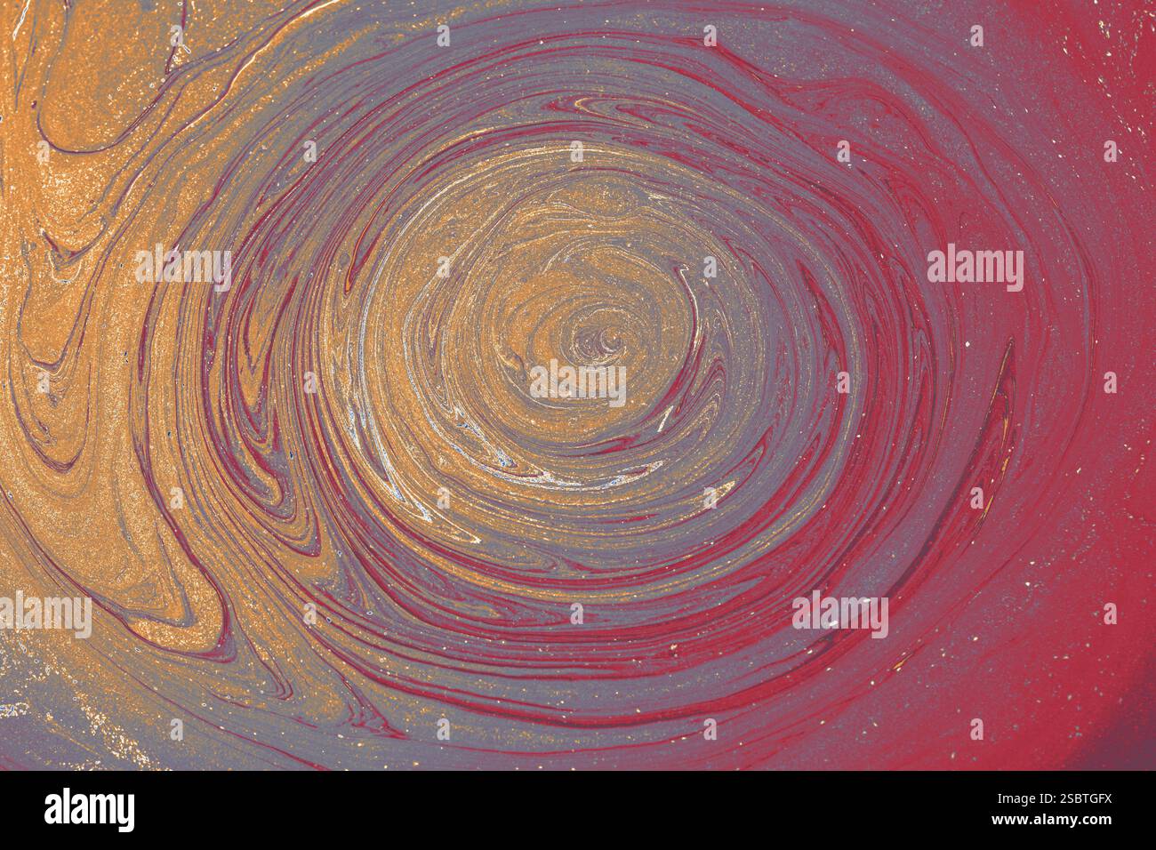 Disegno di marbling creativo astratto per tessuto, disegno texture di sfondo Foto Stock
