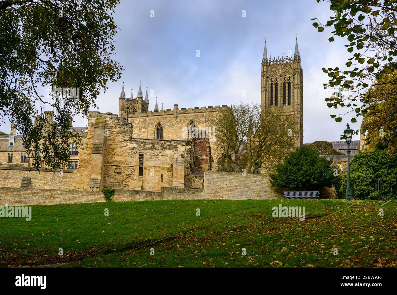 Cattedrale di Lincoln Foto Stock