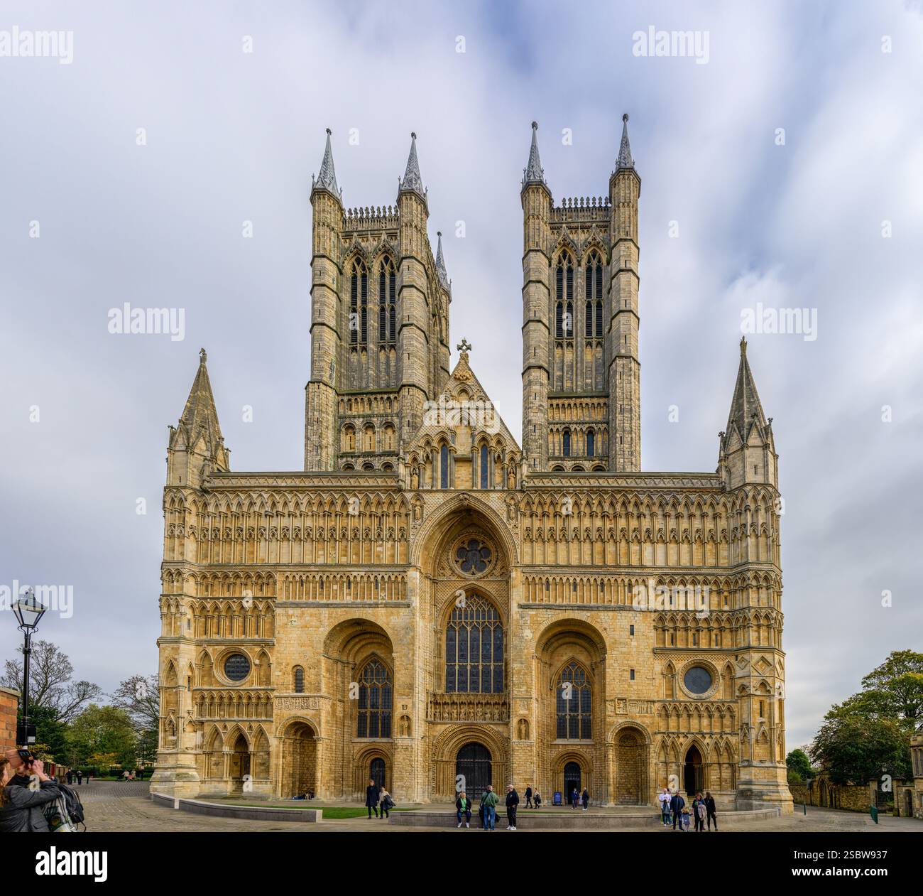 Cattedrale di Lincoln Foto Stock