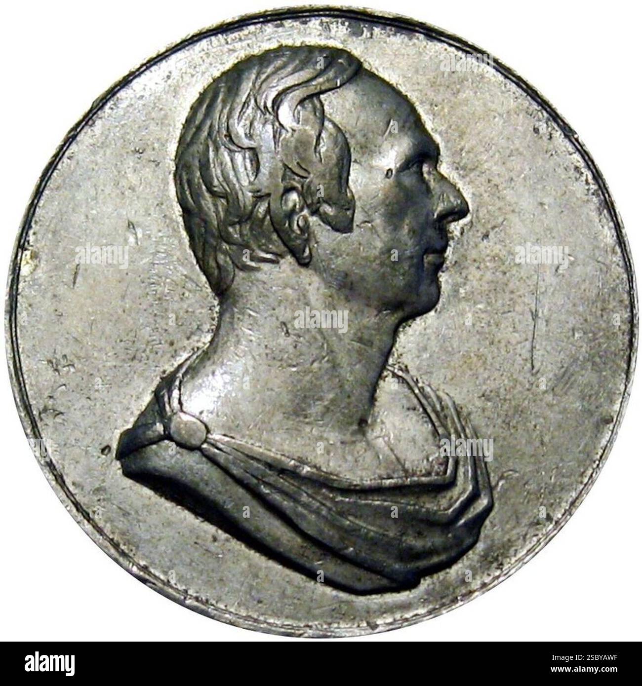 Henry Clay 42mm Political Campaign Token molto raro (1832) Stevehayden 02. Foto Stock