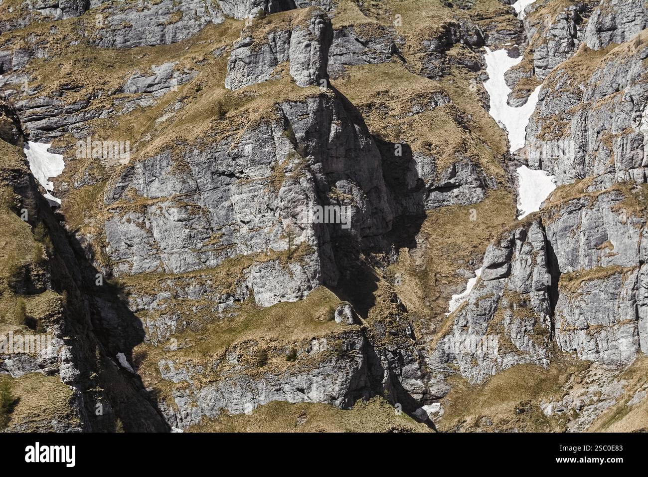 Montagna di Bucegi (Carpazi meridionali) in Romania Sinaia, Romania, Europa Foto Stock