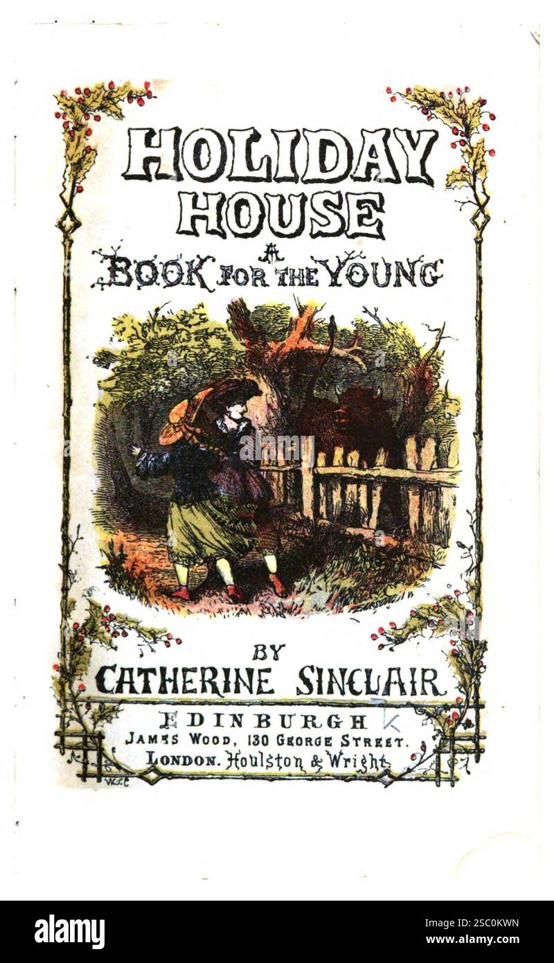 Casa vacanze - Catherine Sinclair - James Wood - Houlston e Wright. Foto Stock