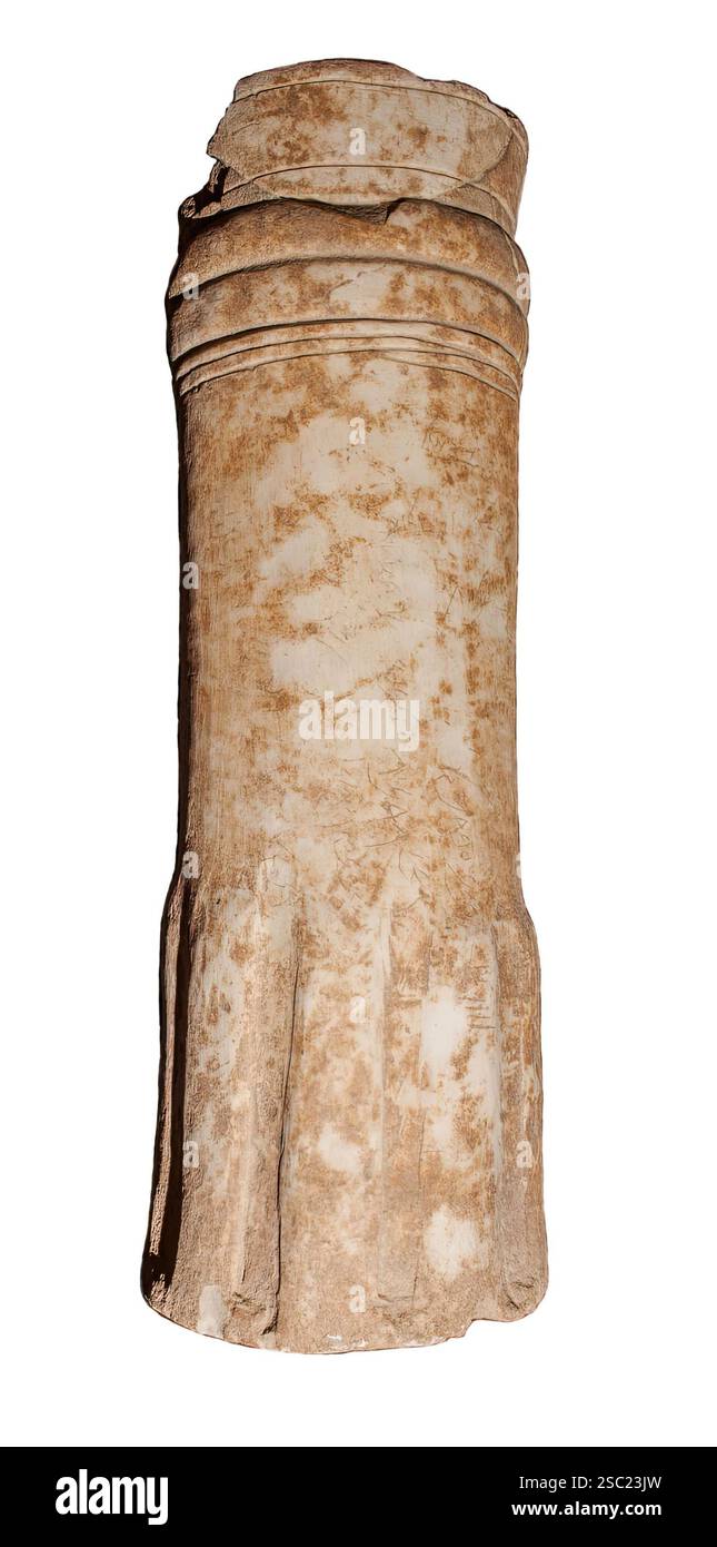 7496. L'altare moabita di Khirbat Ataruz, Giordano, cita la ribellione biblica di Mesha, re di Moab che si ribellò e conquistò Ataroth da Th Foto Stock