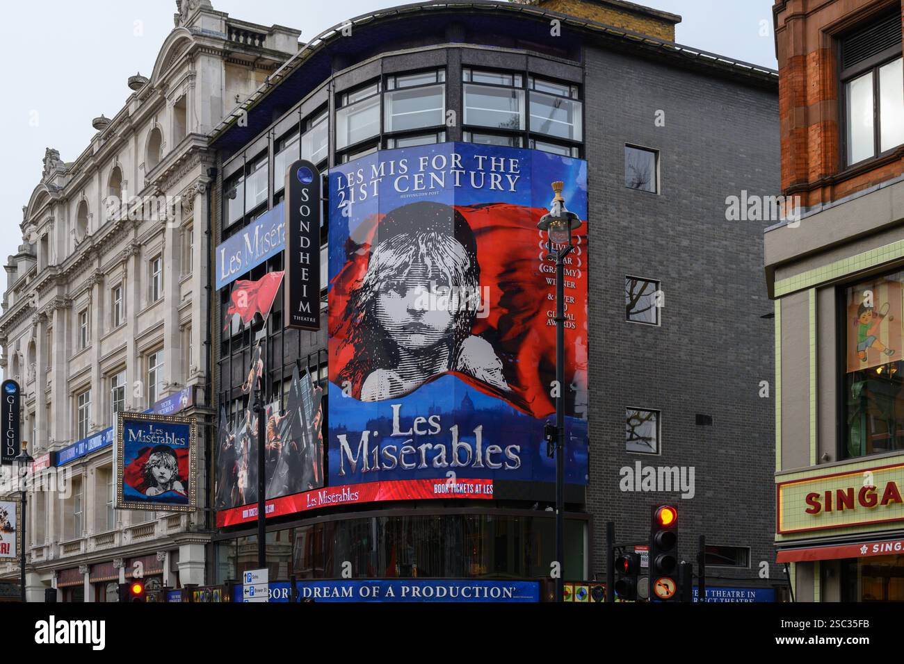 Londra, Regno Unito. 29 gennaio 2025. Les Misérables West End Musical Production al Sondheim Theatre, Londra, Regno Unito. Foto Stock