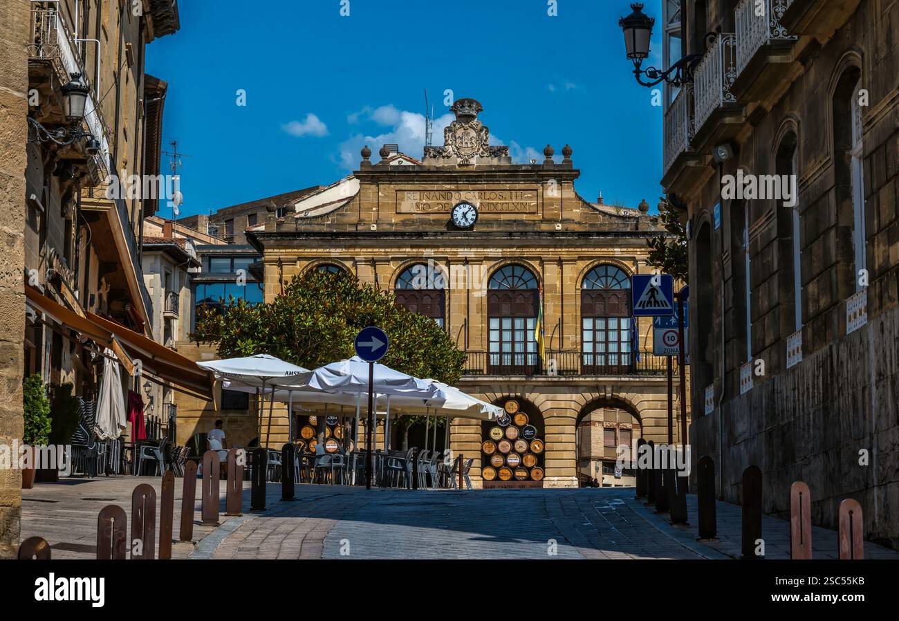 Consiglio comunale di Haro, la Rioja, Spagna. Luglio 2021 Foto Stock