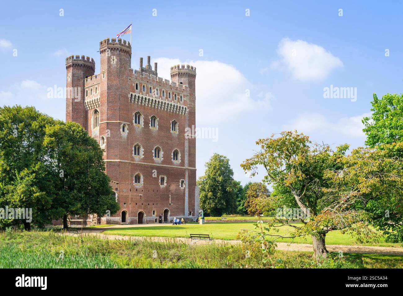 Castello di Tattershall Tattershall Lincolnshire Inghilterra Regno Unito Europa Foto Stock