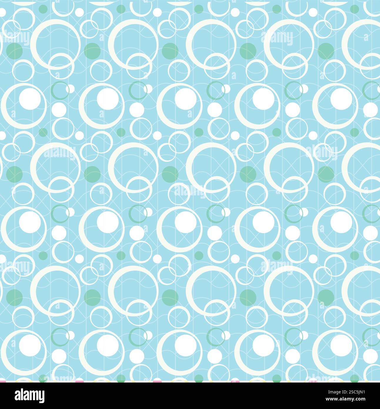 Illustrazione a stock con motivo monocromatico senza cuciture | vettore Premium | sfondo con motivo circolare Illustrazione Vettoriale