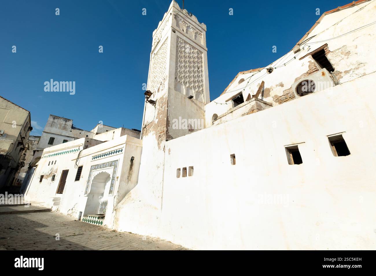 Il quartiere storico di Algeri, che espone l'architettura tradizionale e il patrimonio culturale, l'Algeria Foto Stock