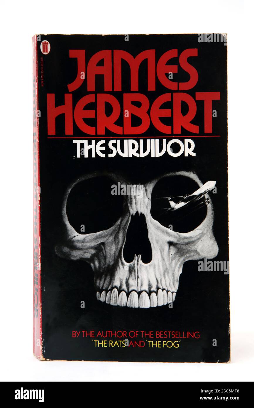 Libro cartaceo di James Herbert il Survivor Foto Stock