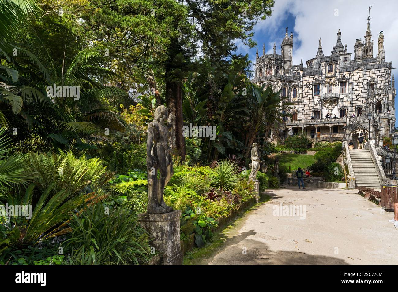 Quinta da Regaleira, Parco naturale Sintra-Cascais, Lisbona, Portogallo Foto Stock