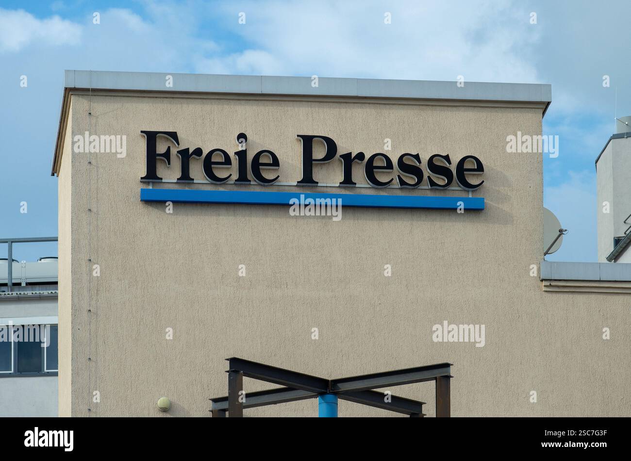 05.06.2024, Germania, Chemnitz - Casa editrice del quotidiano Freie Presse. 0CE240605D006CAROEX.JPG [VERSIONE MODELLO: NO, RILASCIO PROPRIETÀ: Foto Stock
