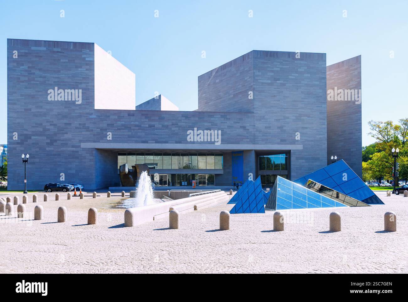 National Gallery of Art - edificio est presso il National Mall and Memorial Parks a Washington DC, District of Columbia, USA Foto Stock