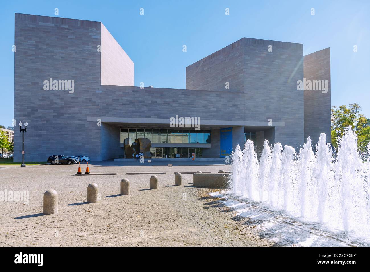 National Gallery of Art - edificio est presso il National Mall and Memorial Parks a Washington DC, District of Columbia, USA Foto Stock
