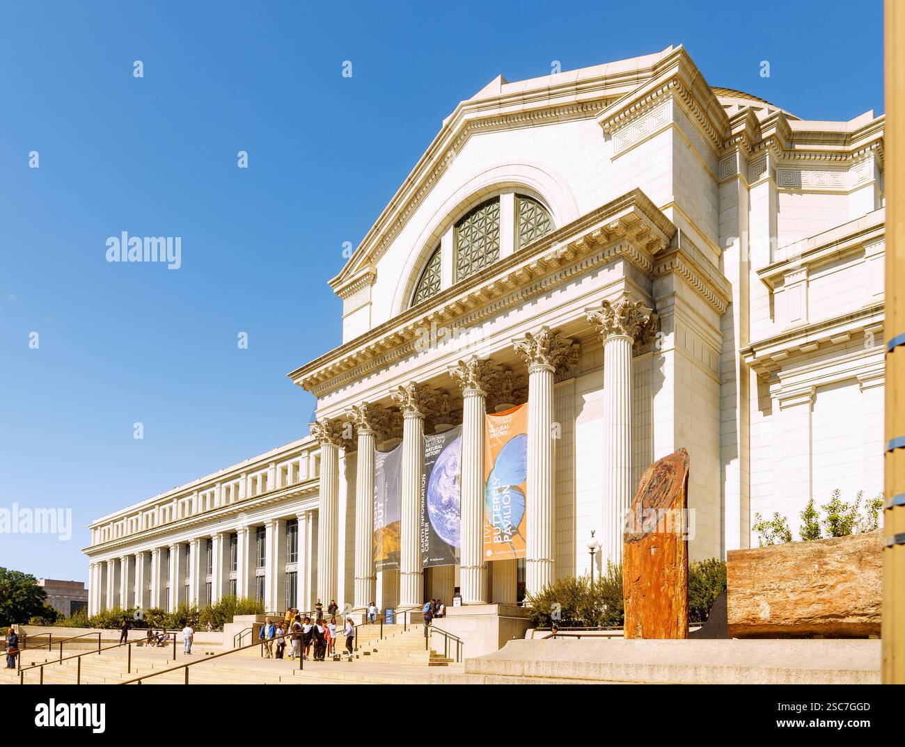 Museo nazionale di storia naturale presso il National Mall and Memorial Parks di Washington DC, District of Columbia, USA Foto Stock