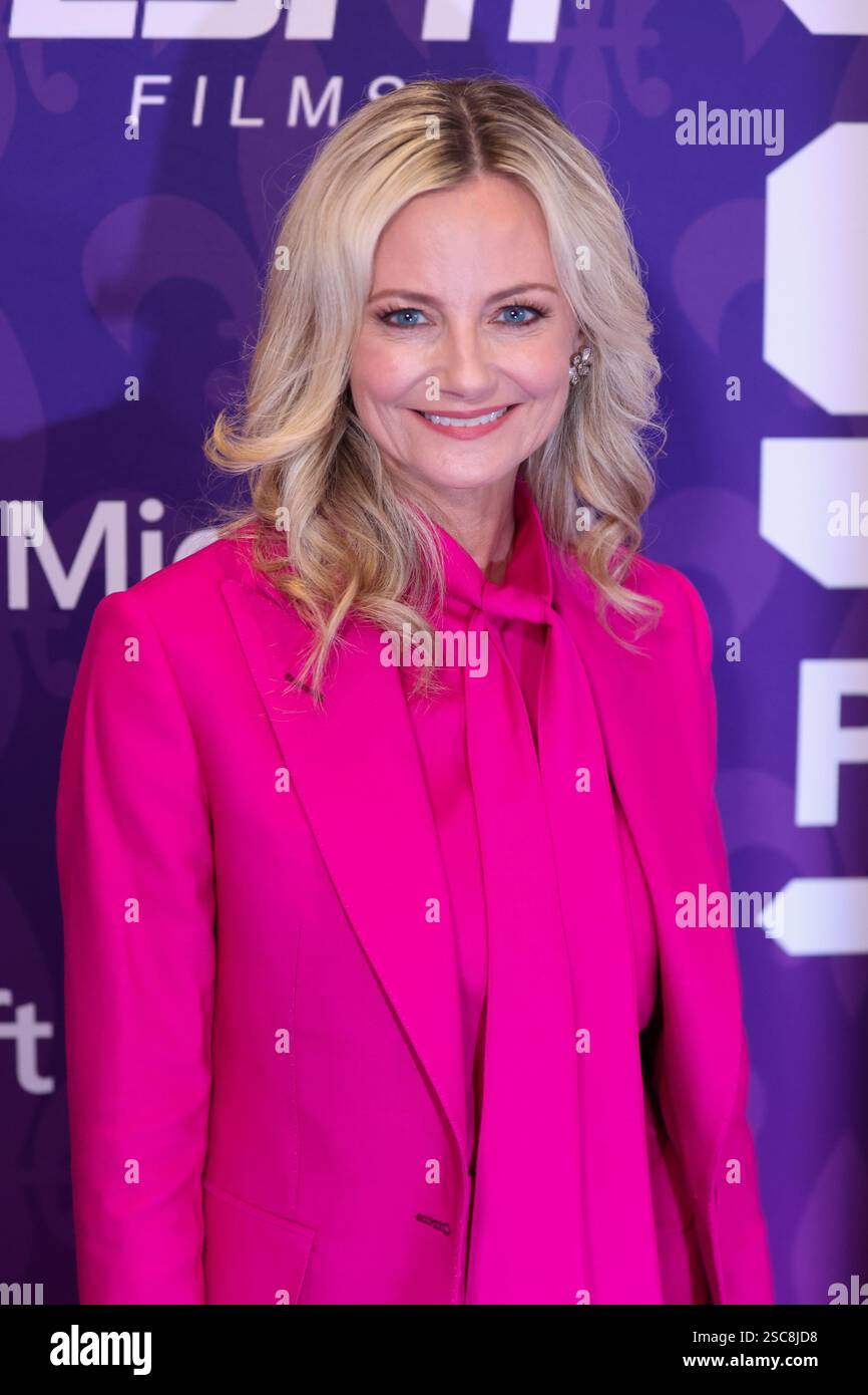 New Orleans, Stati Uniti. 5 febbraio 2025. Alicia Tillman (Chief Marketing Officer, Delta Airlines) partecipa al Purple Carpet del 6th Annual Sports Power Brunch presso il Four Seasons Hotel martedì 5 febbraio 2025 a New Orleans, Louisiana. (Foto di Peter G. Forest/SipaUSA) credito: SIPA USA/Alamy Live News Foto Stock