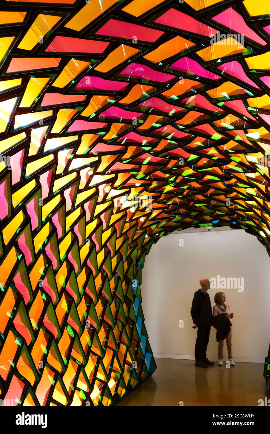 Valencia, Spagna - 27 dicembre 2024: Centro artistico Hortensia Herrero a Valencia Foto Stock