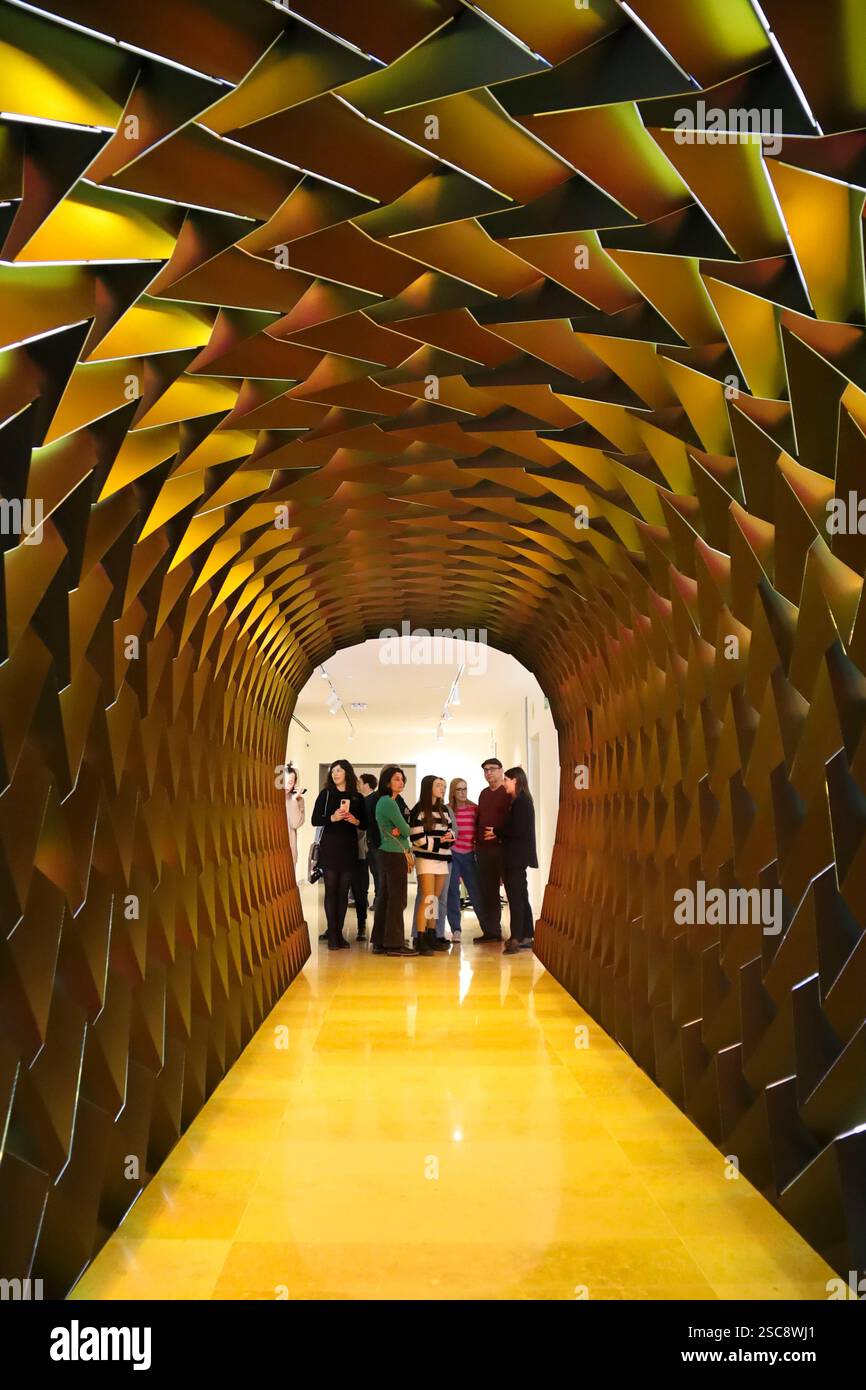 Valencia, Spagna - 27 dicembre 2024: Centro artistico Hortensia Herrero a Valencia Foto Stock