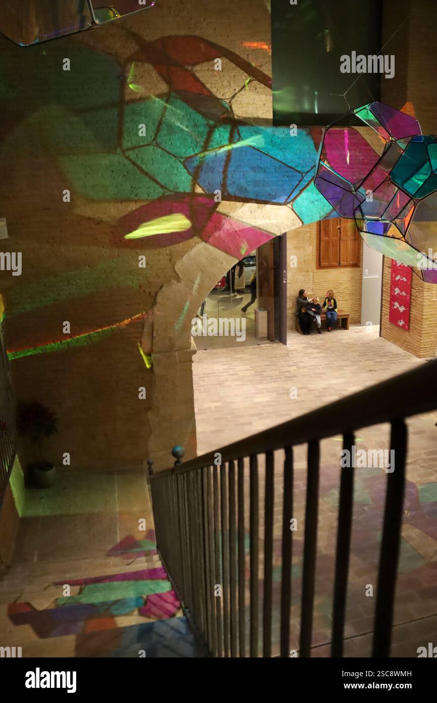 Valencia, Spagna - 27 dicembre 2024: Centro artistico Hortensia Herrero a Valencia Foto Stock