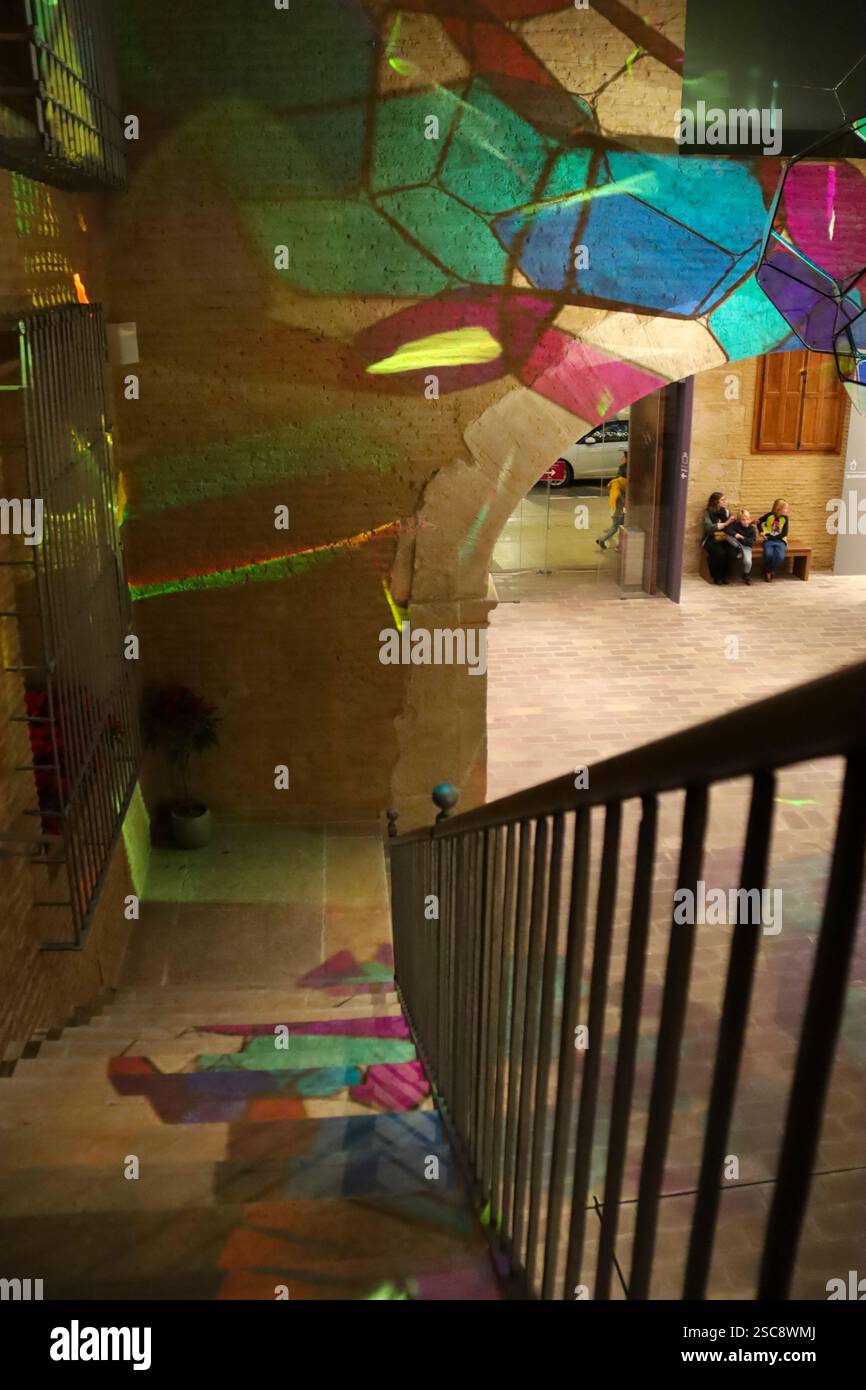 Valencia, Spagna - 27 dicembre 2024: Centro artistico Hortensia Herrero a Valencia Foto Stock