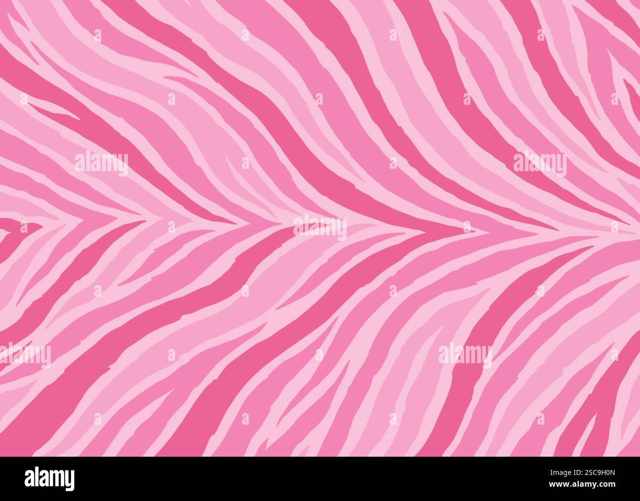 Design a strisce tigre astratte, sfondo dell'illustrazione vettoriale. illustrazione del design della pelliccia della fauna selvatica. Illustrazione Vettoriale